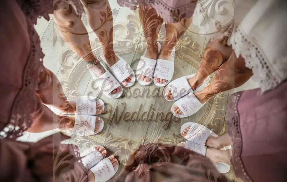 Personalised Slippers- Wedding - Slippers