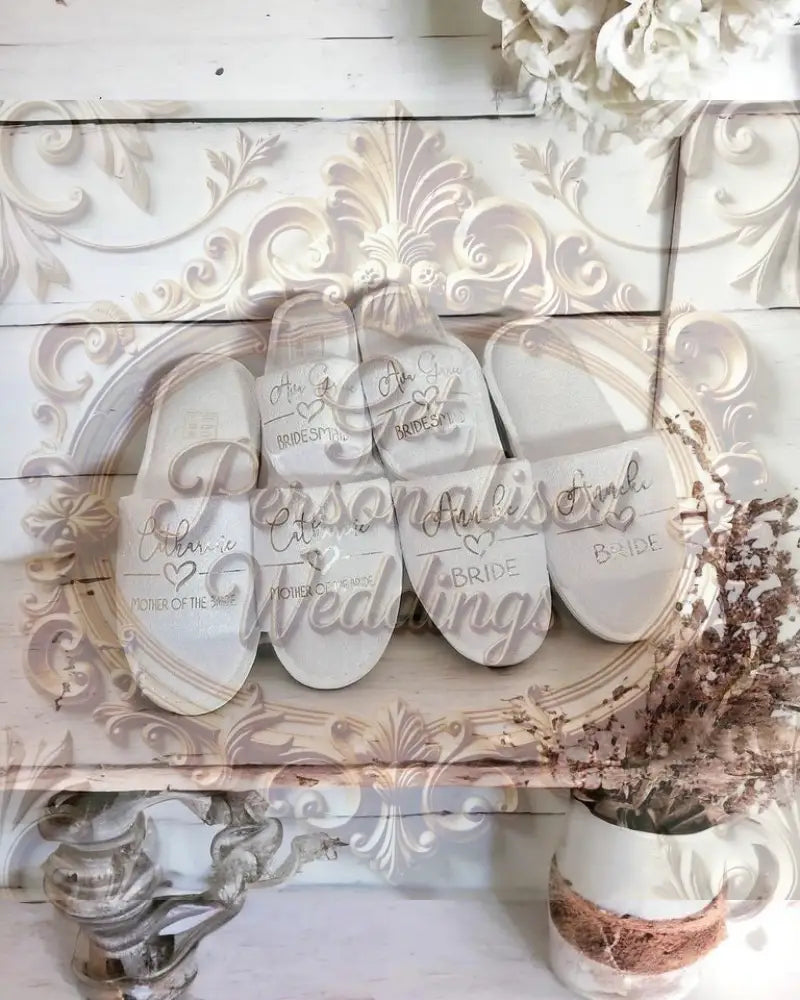 Personalised Slippers- Wedding - Slippers